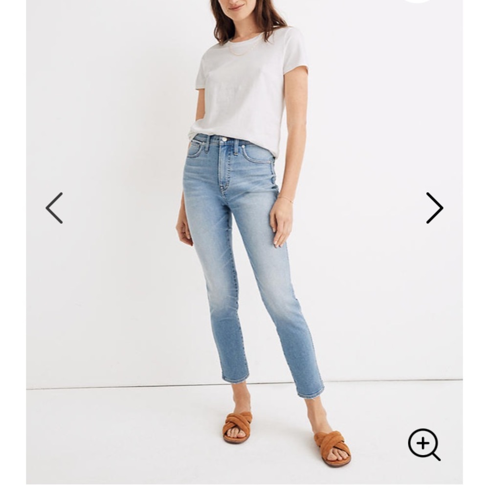 Madewell 10" High-Rise Skinny Crop Jeans